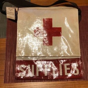 Blue Q bag made of recycled plastic